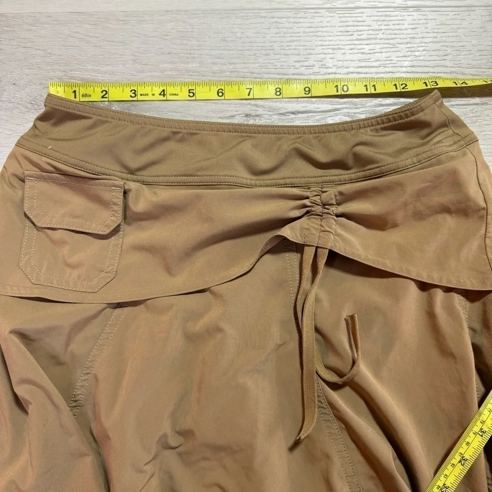 Athleta Y2K Wherever Low Rise Utility Skort, Tan, Size 2P - Picture 13 of 14